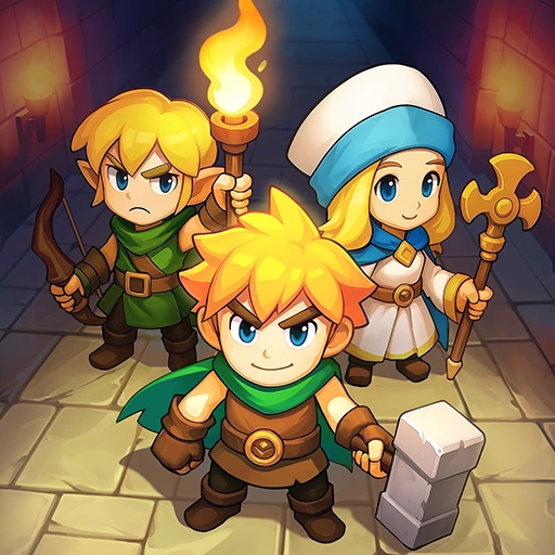 Game icon for Top Heroes: Kingdom Saga by RiverGame